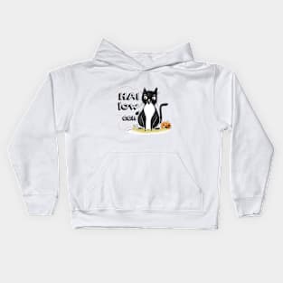 Cat halloween Kids Hoodie